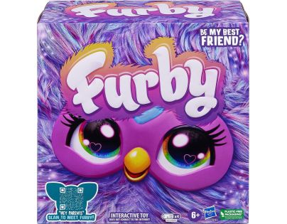 Hasbro Furby Fialové barvy CZ verze - Poškozený obal
