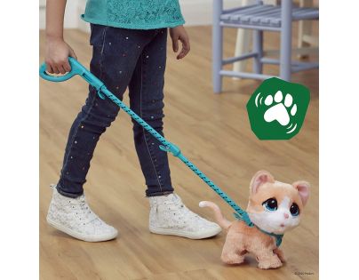 Hasbro FurReal Friends Walkalots velká kočka zrzavá