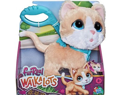 Hasbro FurReal Friends Walkalots velká kočka zrzavá