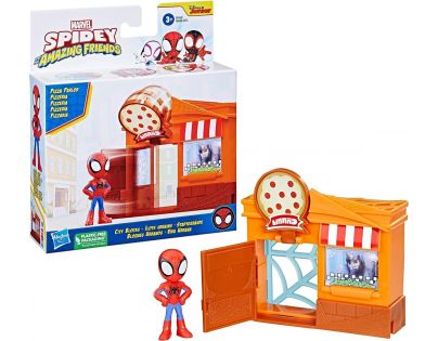 Hasbro Spider-Man Spidey and his amazing friends Cityblocks Pizza Parlor