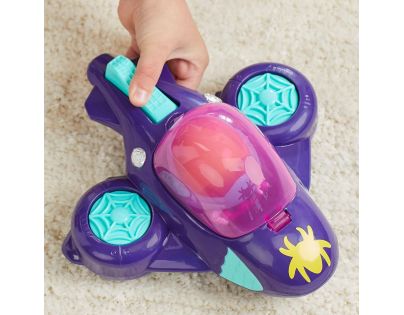 Hasbro Spider-Man Spidey and his amazing friends Tématické vozidlo Ghost-Spider with Glide Spinner