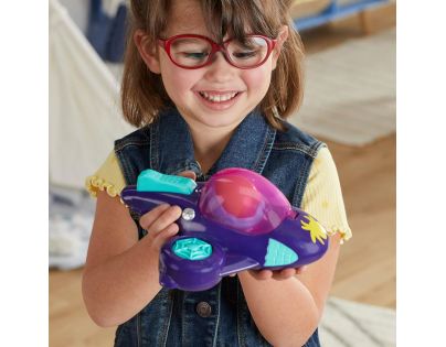 Hasbro Spider-Man Spidey and his amazing friends Tématické vozidlo Ghost-Spider with Glide Spinner