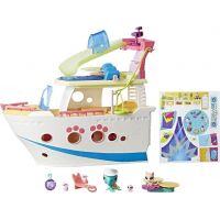 Hasbro Littlest Pet Shop Hrací set výletní loď se 3 zvířátky Hasbro Littlest Pet Shop Hrací set výletní loď se 3 zvířátky
