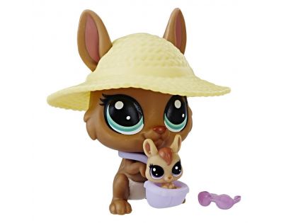 Hasbro Littlest Pet Shop Maminka s miminkem a doplňky Ada Kangarooney 1-153