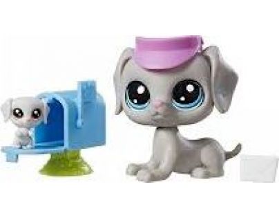 Hasbro Littlest Pet Shop Maminka s miminkem a doplňky Bill Weimaran 1-107