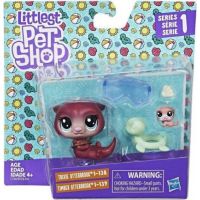 Hasbro Littlest Pet Shop Maminka s miminkem a doplňky Trixie Otterbrook 1-138 2