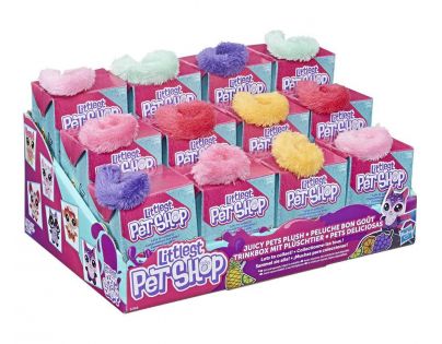 Hasbro Littlest Pet Shop Plyšové zvířatko ukryté v pitíčku zelený