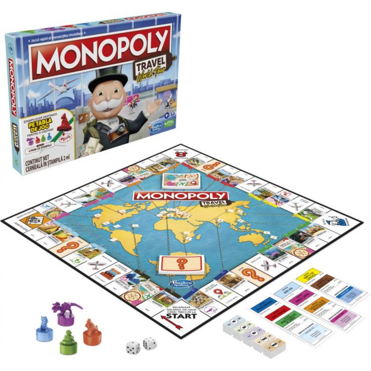 Hasbro Monopoly cesta kolem světa CZ Verze