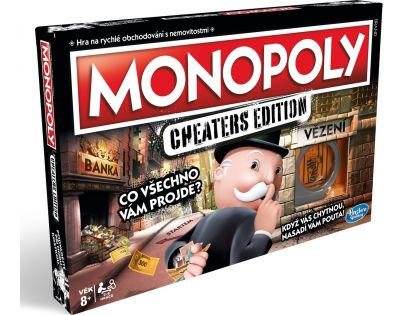 Hasbro Monopoly Cheaters edition CZ