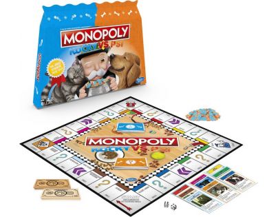 Hasbro Monopoly Kočky vs. Psi