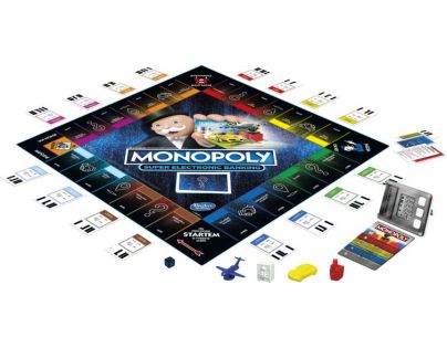 Hasbro Monopoly Super Elektronické Bankovnictví CZ verze