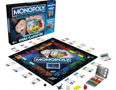 Hasbro Monopoly Super Elektronické Bankovnictví CZ verze