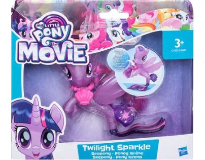 Hasbro My Little Pony Mořský poník s doplňkem a pohyblivým ocáskem 7,5 cm Twilight Sparkle