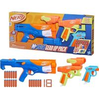 Hasbro Nerf Gear up pack puška + 2 pistole + 18 šipek - Poškozený obal