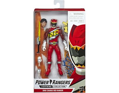 Hasbro Power Rangers 15 cm figurka s výměnnou hlavou Dino Charge Red Ranger