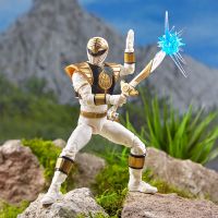 Hasbro Power Rangers Figurka s výměnnou hlavou Mighty Morphin White Ranger 15 cm 5