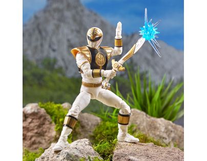 Hasbro Power Rangers Figurka s výměnnou hlavou Mighty Morphin White Ranger 15 cm