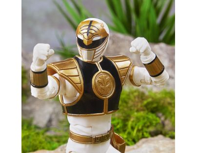Hasbro Power Rangers Figurka s výměnnou hlavou Mighty Morphin White Ranger 15 cm