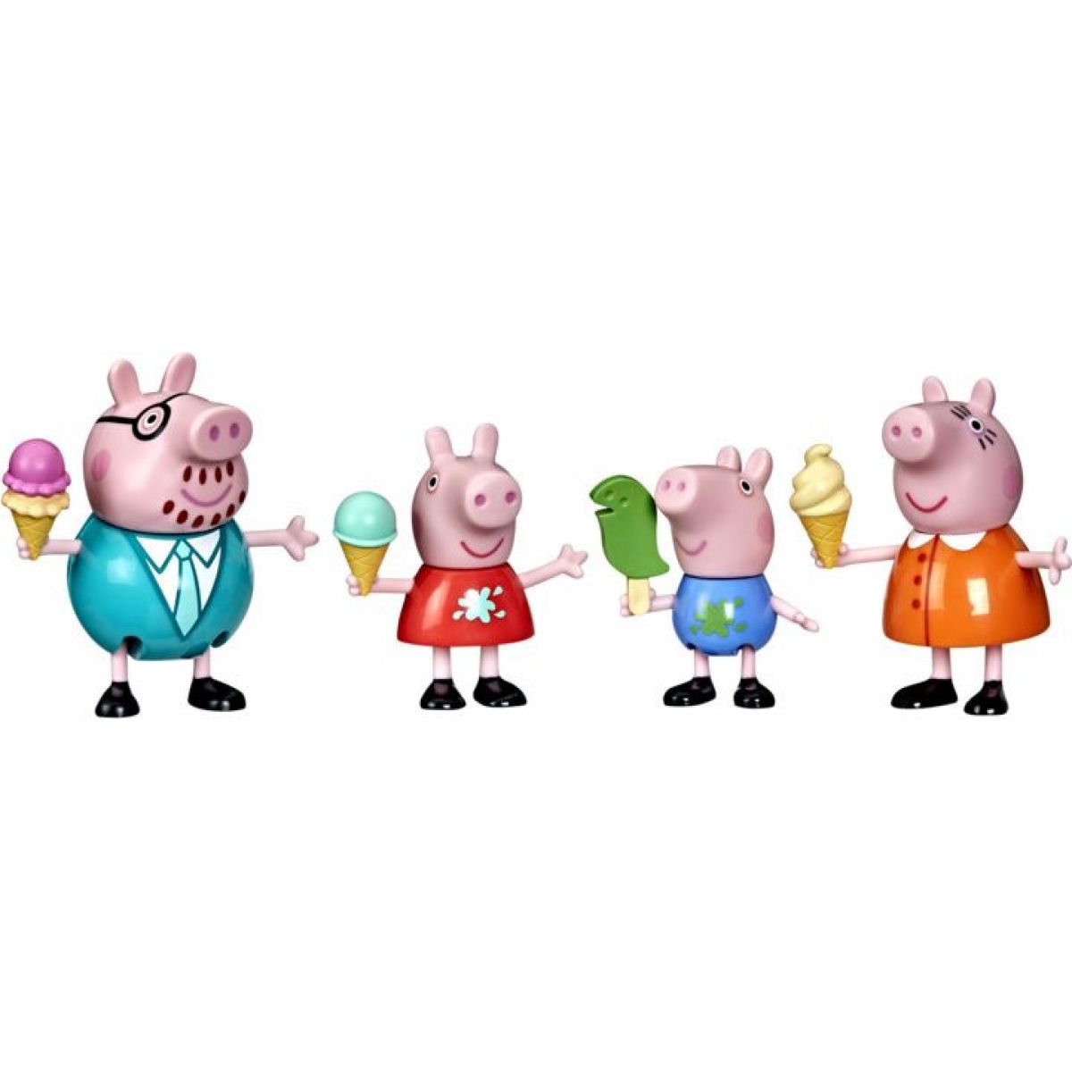 Hasbro Prasátko Peppa Peppina rodinka sada 4 figurek Zmrzlina