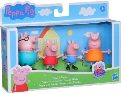 Hasbro Prasátko Peppa Peppina rodinka sada 4 figurek Klasická sada