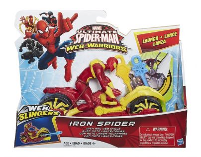Hasbro Spiderman Akční figurka se závodním vozidlem - Iron Spider