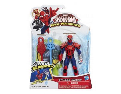 Hasbro Spiderman Akční figurka vrhající pavučinu - Spyder Knight
