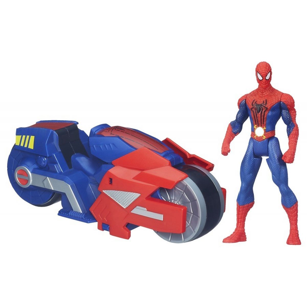 Hasbro Spiderman figurka s vozidlem - motorka