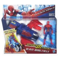 Hasbro Spiderman figurka s vozidlem - motorka 3