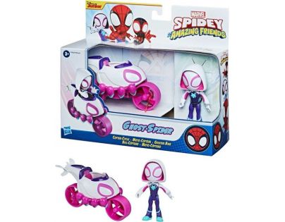 Hasbro Spiderman vozidlo a figurka Ghost-Spider