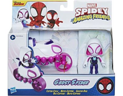 Hasbro Spiderman vozidlo a figurka Ghost-Spider
