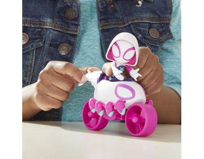 Hasbro Spiderman vozidlo a figurka Ghost-Spider