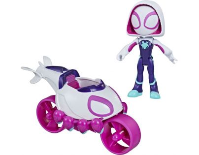 Hasbro Spiderman vozidlo a figurka Ghost-Spider