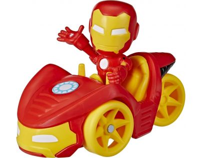 Hasbro Spiderman vozidlo a figurka Iron Man