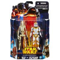 Hasbro Star Wars akční figurky 2ks - Battle Droid a 212 Battalion Clone Trooper 2