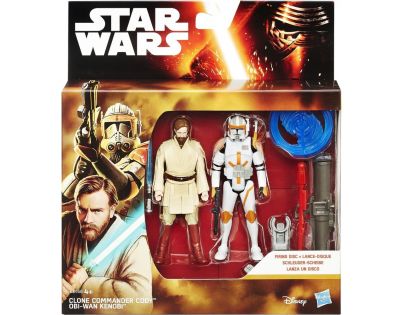 Hasbro Star Wars Epizoda 7 Dvojbalení figurek - Clone Commander Cody a Obi-Wan Kenobi