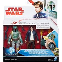 Hasbro Star Wars Force Link Dvě deluxe figurky 9,5 cm Han Solo a Boba Fett 4