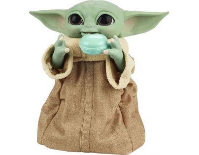 Hasbro Star Wars Interaktivní figurka Mandalorian Galactic Snackin' Grogu