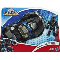 Hasbro Super Heroes figurka a auto s interaktivními prvky Black Panther 3