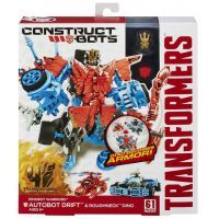 Transformers 4 Construct Bots Transformer se zvířetem - Autobot Drift a Roughneck Dino 3