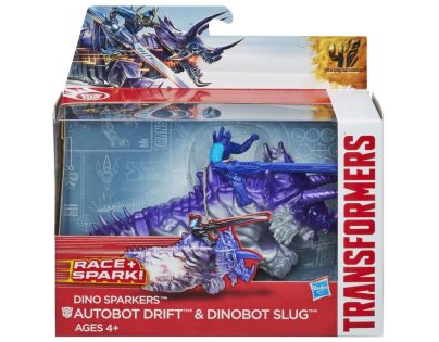 Transformers 4 Transformeři na zvířatech - Autobot Drift a Dinobot Slug