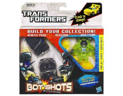 Transformers BOT SHOTS 3 transformeři Hasbro 37973 - NemesisPrime Megatron AcidStor