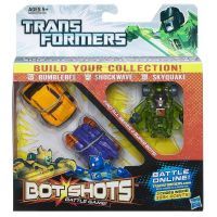 Transformers BOT SHOTS 3-packs Hasbro A2578 - Bumblebee Shockwawe Skyquake 3