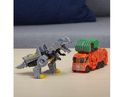 Hasbro Transformers Cyberverse Spark Armour Elite figurka Grimlock a Trash Crash