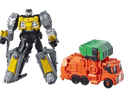 Hasbro Transformers Cyberverse Spark Armour Elite figurka Grimlock a Trash Crash