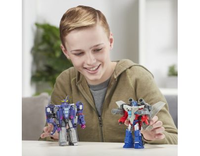 Hasbro Transformers Cyberverse Spark Armour Elite figurka Megatron a Chopper Cut