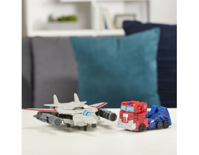 Hasbro Transformers Cyberverse Spark Armour Elite figurka Optimus Prime a Sky Turbine