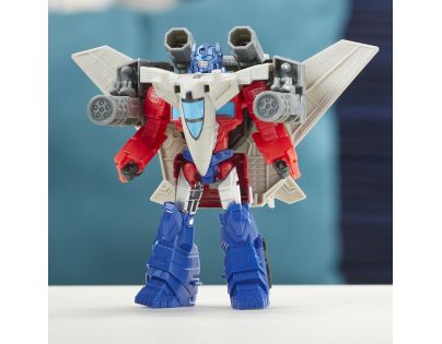 Hasbro Transformers Cyberverse Spark Armour Elite figurka Optimus Prime a Sky Turbine