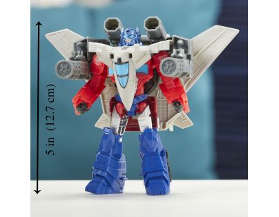 Hasbro Transformers Cyberverse Spark Armour Elite figurka Optimus Prime a Sky Turbine
