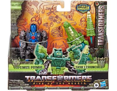 Hasbro Transformers Movie 7 Dvoubalení figurek 11 cm Optimus Primal and Skull Cruncher