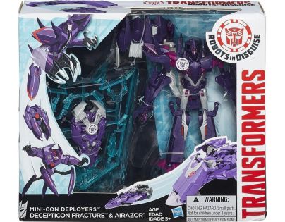 Hasbro Transformers RID Souboj Miniconů - Deception Fracture a Airazor